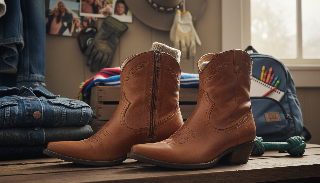 Pointed-Toe Western Ankle Boots: Toe Box & Heel Fit